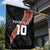 Custom New Zealand Rugby Garden Flag Maori and Silver Fern Half Style