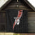 Custom New Zealand Rugby Quilt Maori and Silver Fern Half Style