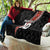 Custom New Zealand Rugby Quilt Maori and Silver Fern Half Style