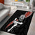 New Zealand Maori Warrior Rugby Area Rug Maori and Silver Fern Half Style