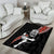 New Zealand Maori Warrior Rugby Area Rug Maori and Silver Fern Half Style