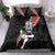 New Zealand Maori Warrior Rugby Bedding Set Maori and Silver Fern Half Style