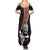 New Zealand Maori Warrior Rugby Family Matching Summer Maxi Dress and Hawaiian Shirt Maori and Silver Fern Half Style