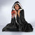 New Zealand Maori Warrior Rugby Hooded Blanket Maori and Silver Fern Half Style