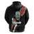 New Zealand Maori Warrior Rugby Hoodie Maori and Silver Fern Half Style