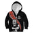 New Zealand Maori Warrior Rugby Kid Hoodie Maori and Silver Fern Half Style