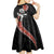 New Zealand Maori Warrior Rugby Kid Short Sleeve Dress Maori and Silver Fern Half Style