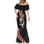 New Zealand Maori Warrior Rugby Mermaid Dress Maori and Silver Fern Half Style