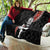 New Zealand Maori Warrior Rugby Quilt Maori and Silver Fern Half Style