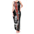 New Zealand Maori Warrior Rugby Tank Maxi Dress Maori and Silver Fern Half Style