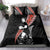 New Zealand Maori Rugby Player Bedding Set Maori and Silver Fern Half Style