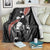 New Zealand Maori Rugby Player Blanket Maori and Silver Fern Half Style