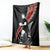 New Zealand Maori Rugby Player Blanket Maori and Silver Fern Half Style