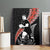 New Zealand Maori Rugby Player Canvas Wall Art Maori and Silver Fern Half Style