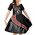 New Zealand Maori Rugby Player Family Matching Tank Maxi Dress and Hawaiian Shirt Maori and Silver Fern Half Style