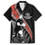 New Zealand Maori Rugby Player Family Matching Tank Maxi Dress and Hawaiian Shirt Maori and Silver Fern Half Style