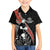 New Zealand Maori Rugby Player Family Matching Tank Maxi Dress and Hawaiian Shirt Maori and Silver Fern Half Style