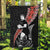 New Zealand Maori Rugby Player Garden Flag Maori and Silver Fern Half Style