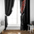 New Zealand Maori Rugby Player Window Curtain Maori and Silver Fern Half Style