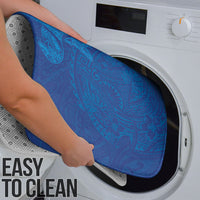 Hawaiian Monk Seal and Whale Bathroom Set Kakau Tribal Pattern Blue Color LT03 - Polynesian Pride