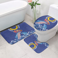 Hawaiian Sea Animals Bathroom Set Whales Shark and Turtle Guardians with Tribal Pattern LT03 - Polynesian Pride