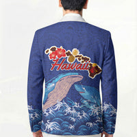 Hawaiian Sea Animals Blazer Whales Shark and Turtle Guardians with Tribal Pattern LT03 - Polynesian Pride