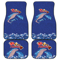 Hawaiian Sea Animals Car Mats Whales Shark and Turtle Guardians with Tribal Pattern LT03 - Polynesian Pride
