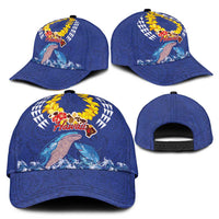 Hawaiian Sea Animals Classic Cap Whales Shark and Turtle Guardians with Tribal Pattern LT03 - Polynesian Pride