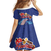 Hawaiian Sea Animals Family Matching Summer Maxi Dress and Hawaiian Shirt Whales Shark and Turtle Guardians with Tribal Pattern