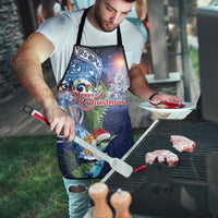 New Zealand Merry Christmas Apron Maori Tribal Pattern with Xmas Tui Bird LT03 - Polynesian Pride