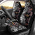 Hawaiian and Japanese Together Car Seat Cover Polynesian Triball Tattoo Koi Carps and Sakura