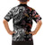 Hawaiian and Japanese Together Hawaiian Shirt Polynesian Triball Tattoo Koi Carps and Sakura