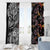 Hawaiian and Japanese Together Window Curtain Polynesian Triball Tattoo Koi Carps and Sakura