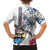 Hawaiian and Japanese Together Family Matching Tank Maxi Dress and Hawaiian Shirt Japanese Culture and Turtle Kakau Tattoo White Color