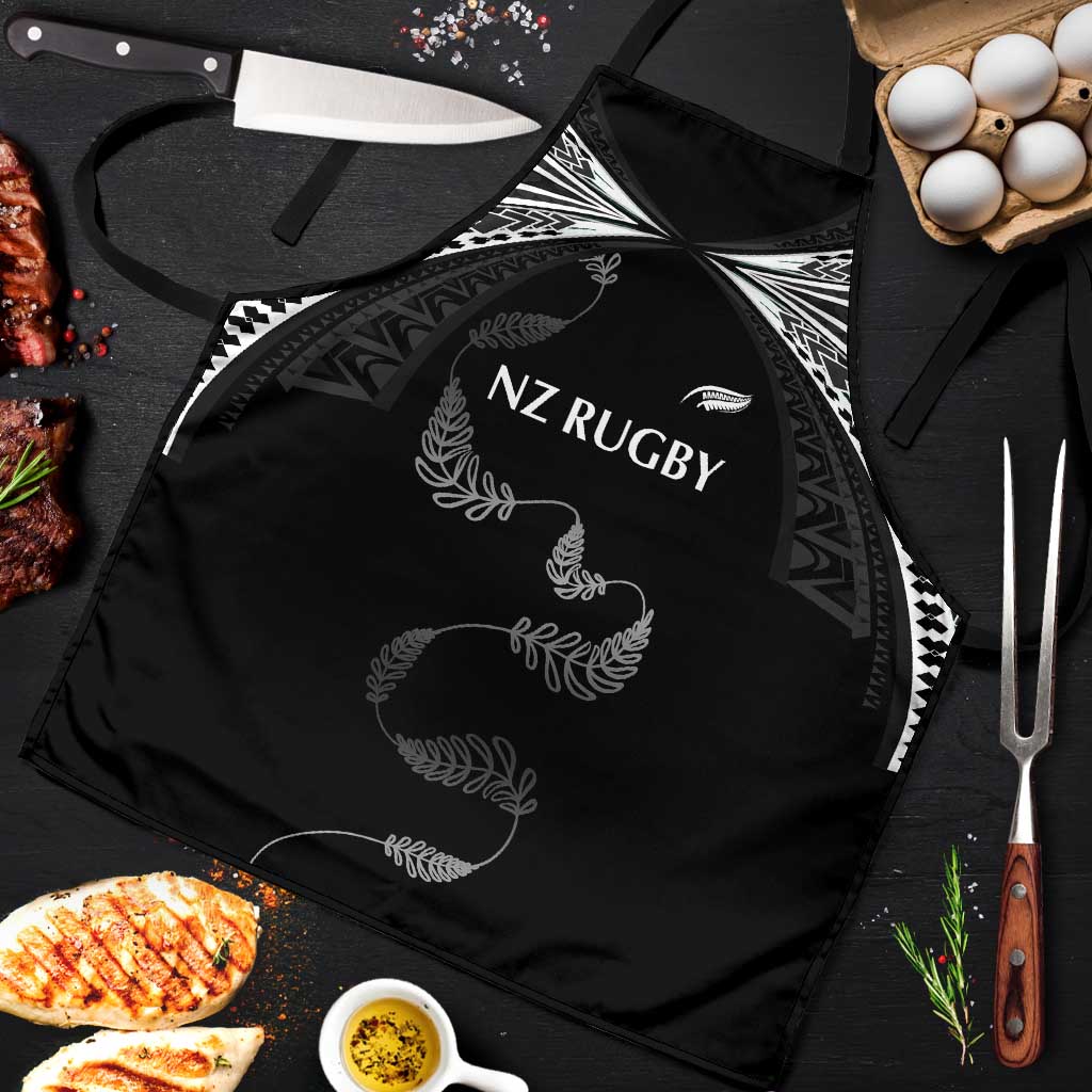 New Zealand Rugby Apron Aotearoa Armour Blacks Silver Ferns - Polynesian Pride