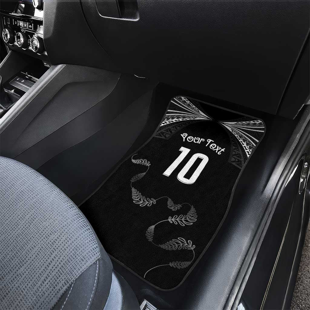 New Zealand Rugby Car Mats Aotearoa Armour Blacks Silver Ferns - Polynesian Pride