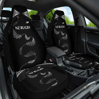 New Zealand Rugby Car Seat Cover Aotearoa Armour Blacks Silver Ferns - Polynesian Pride