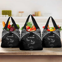 New Zealand Rugby Grocery Bag Aotearoa Armour Blacks Silver Ferns - Polynesian Pride