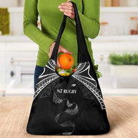 New Zealand Rugby Grocery Bag Aotearoa Armour Blacks Silver Ferns - Polynesian Pride