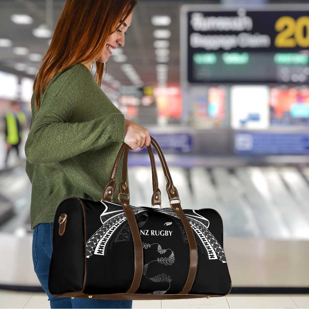 New Zealand Rugby Travel Bag Aotearoa Armour Blacks Silver Ferns - Polynesian Pride