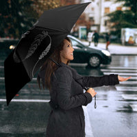 New Zealand Rugby Umbrella Aotearoa Armour Blacks Silver Ferns - Polynesian Pride