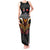 Tonga Rugby Custom Tank Maxi Dress Mana o Tonga-Tribal Heritage Edition Black Color - Polynesian Pride