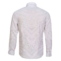 Tonga White Sunday Family Matching Mermaid Dress and Hawaiian Shirt Tongan Tribal Heritage Tattoos - Polynesian Pride