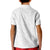 Tonga White Sunday Kid Polo Shirt Tongan Tribal Heritage Tattoos - Polynesian Pride