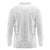 Tonga White Sunday Long Sleeve Polo Shirt Tongan Tribal Heritage Tattoos - Polynesian Pride