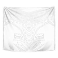 Tonga White Sunday Tapestry Tongan Tribal Heritage Tattoos - Polynesian Pride