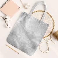 Tonga White Sunday Tote Bag Tongan Tribal Heritage Tattoos - Polynesian Pride