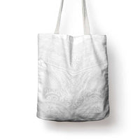 Tonga White Sunday Tote Bag Tongan Tribal Heritage Tattoos - Polynesian Pride