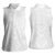 Tonga White Sunday Women Sleeveless Polo Shirt Tongan Tribal Heritage Tattoos - Polynesian Pride