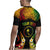 Personalised Chuuk Independence Day Rugby Jersey Polynesian Tattoo and Plumeria Reggae Color